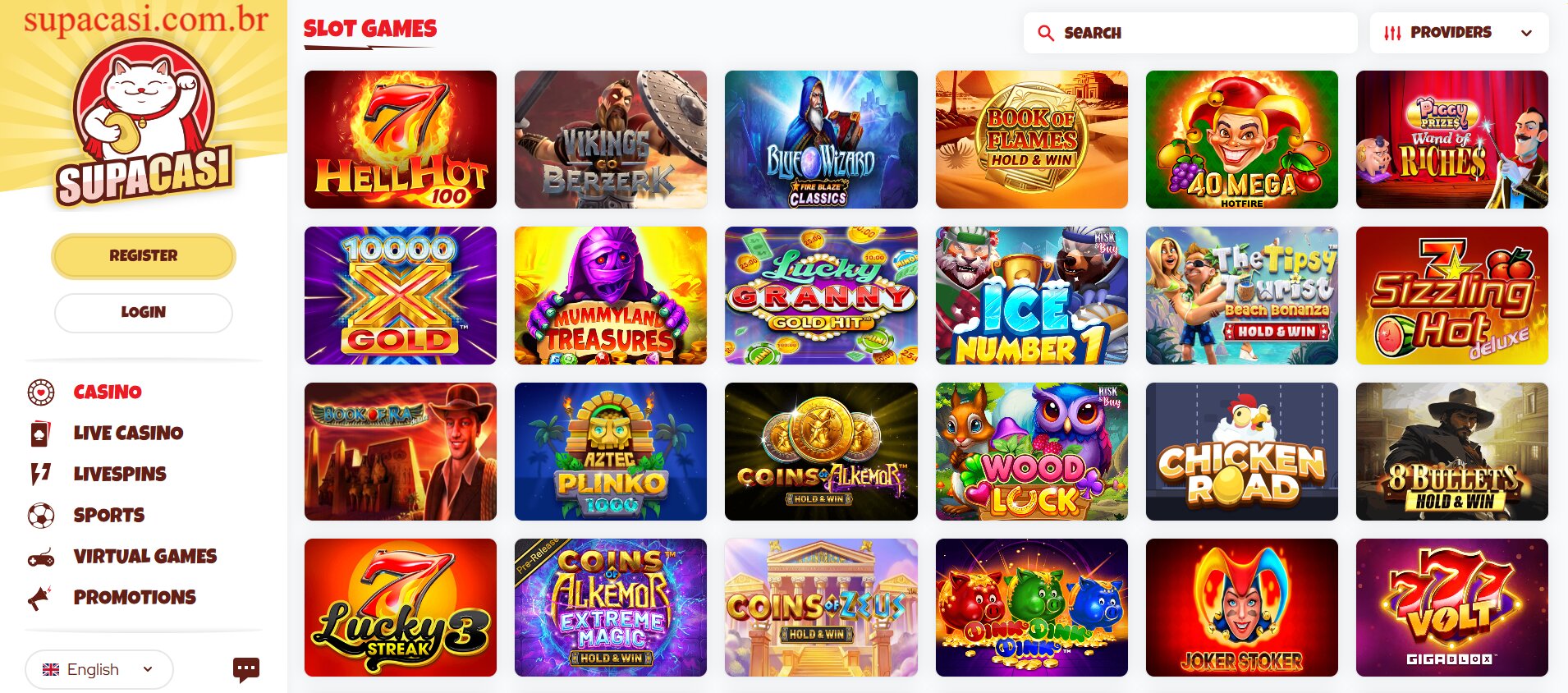 Jogo de Slot Supacasi Casino
